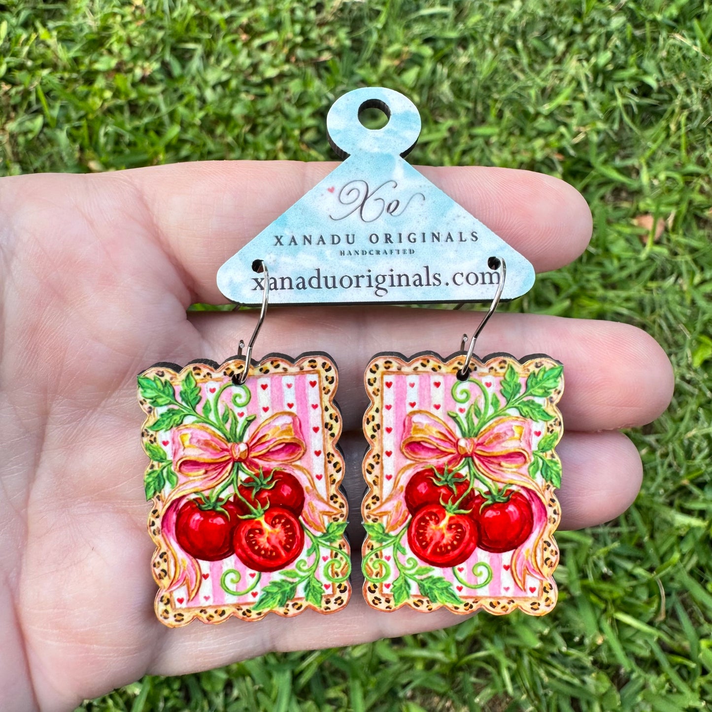 Tomatoes Earrings