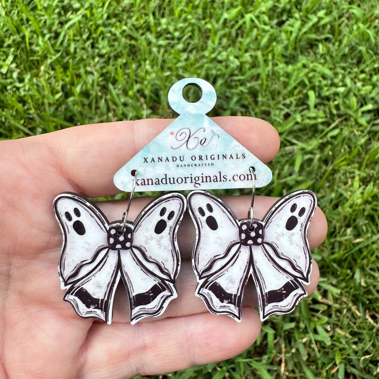 Ghost Bow Earrings
