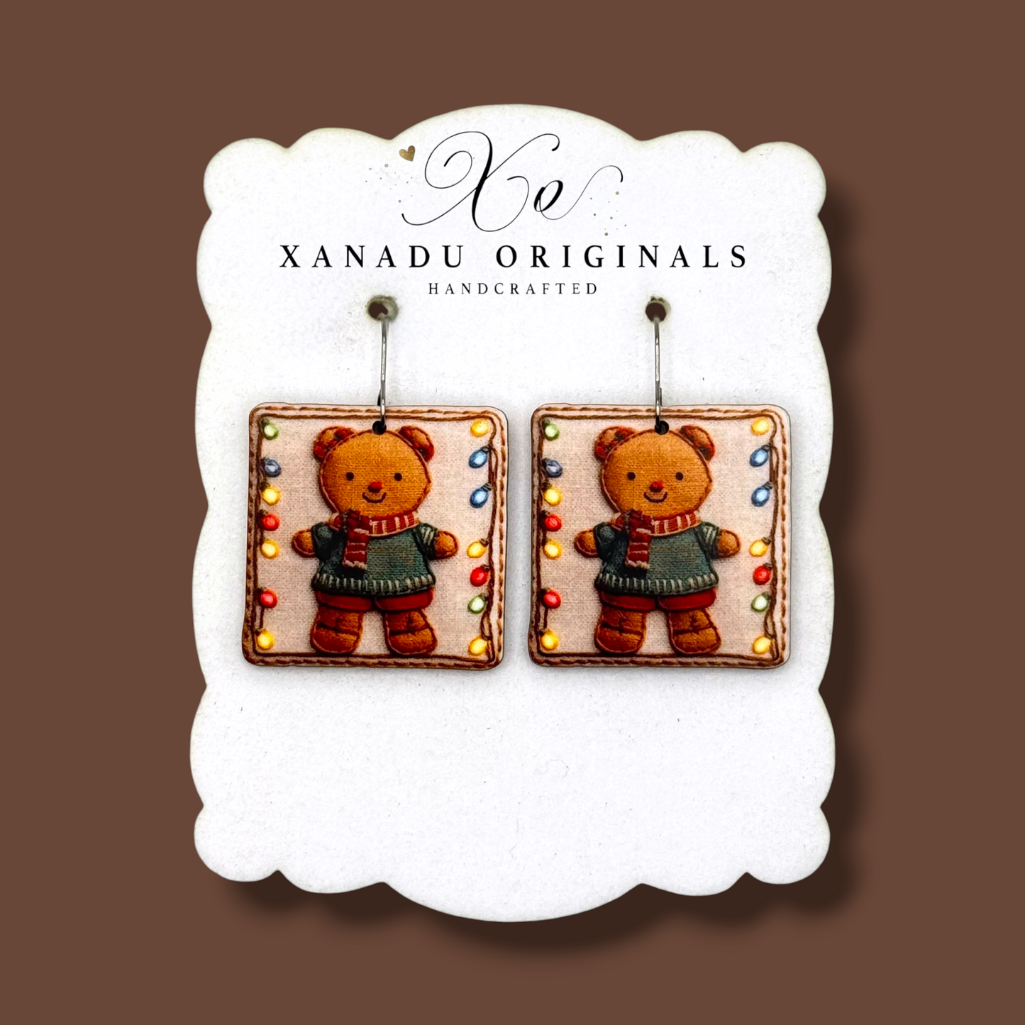 Bear Tapestry Earrings
