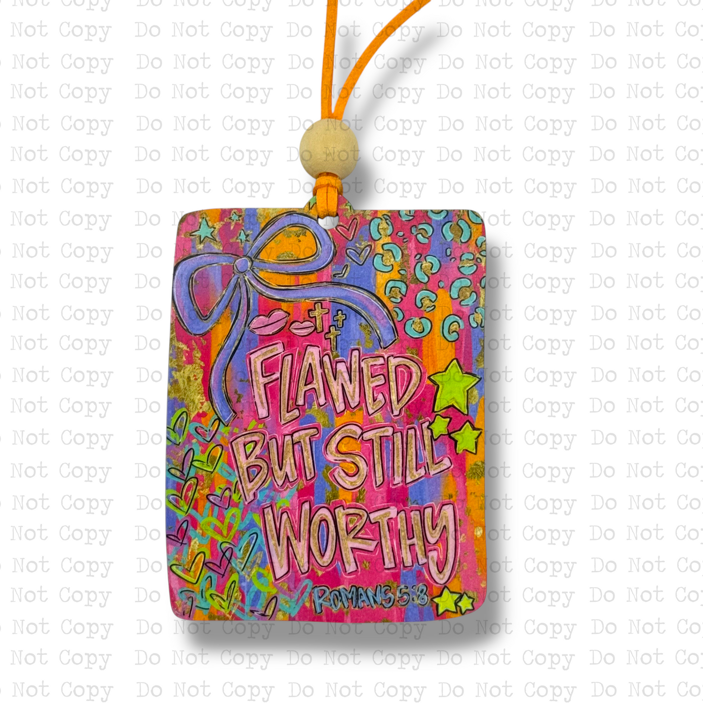 Flawed But Still Worthy Car Charm