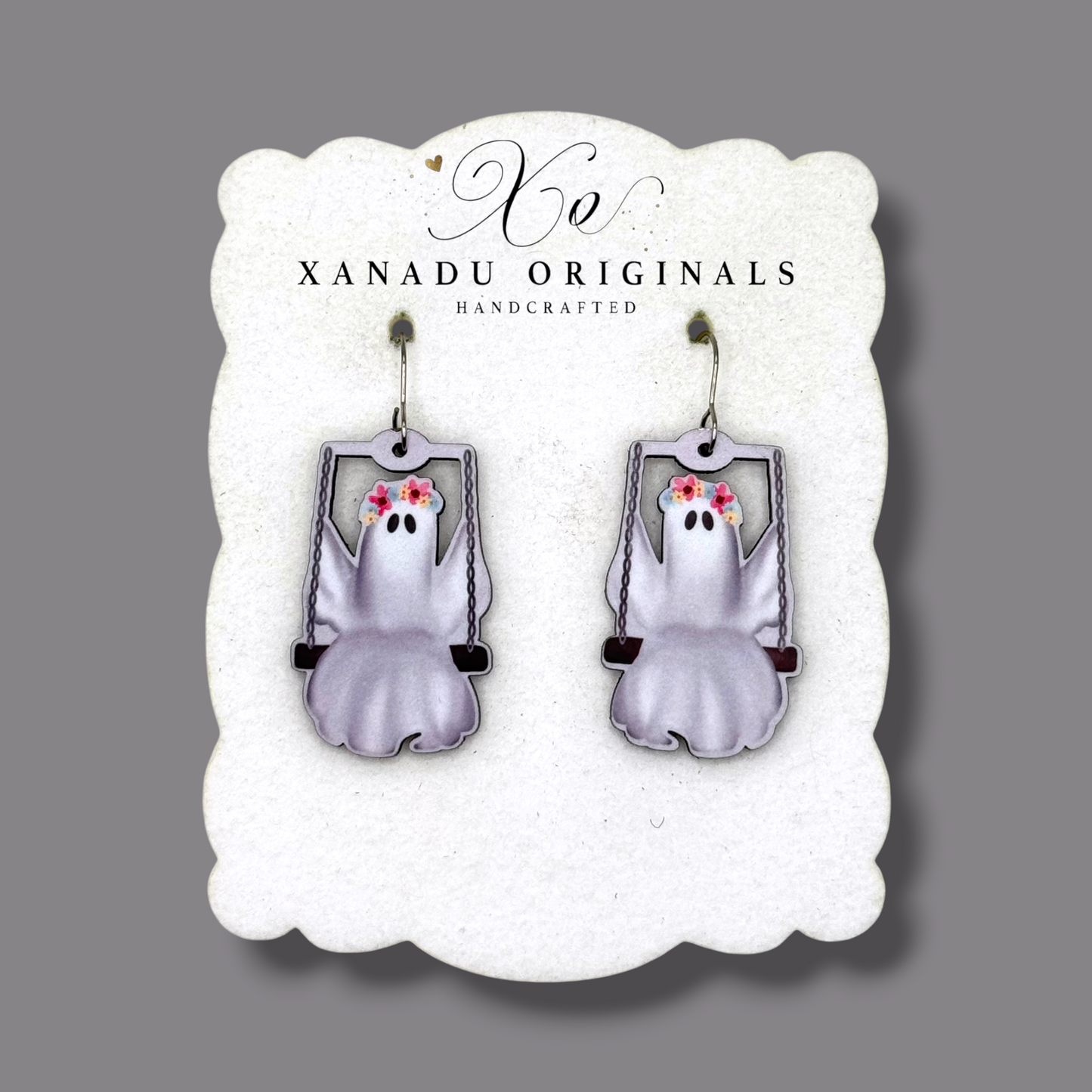 Swinging Ghost Earrings