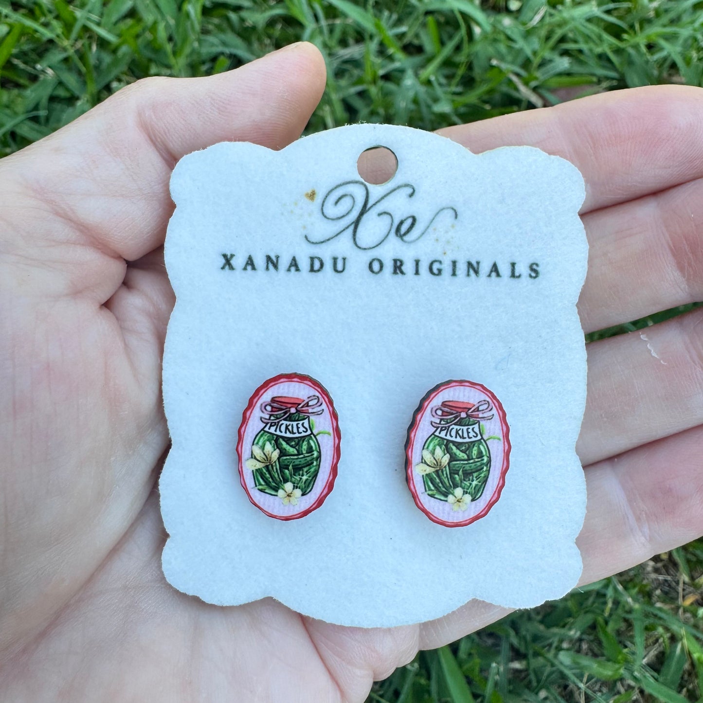 STUD Vintage Oval Pickles With Post
