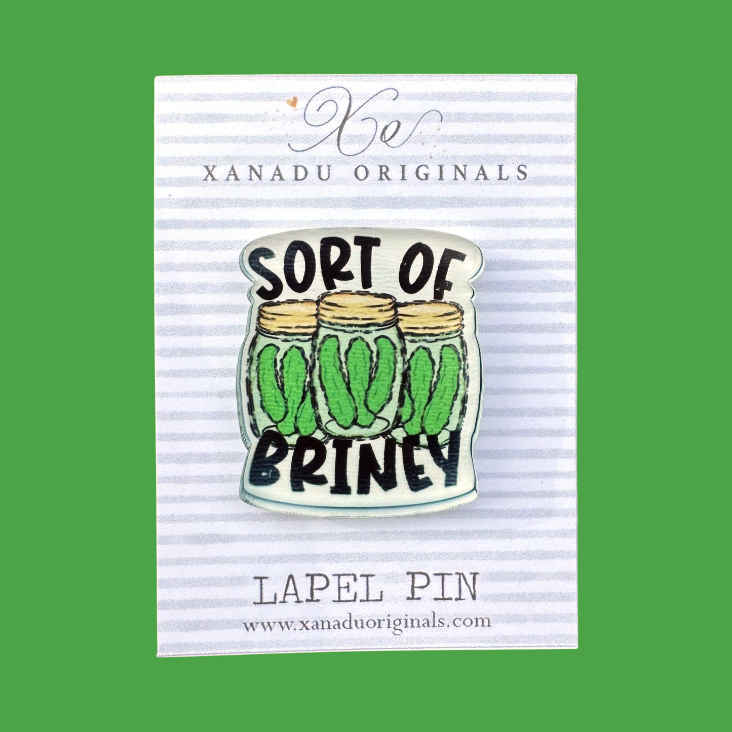 Sort Of Briney Lapel Pin