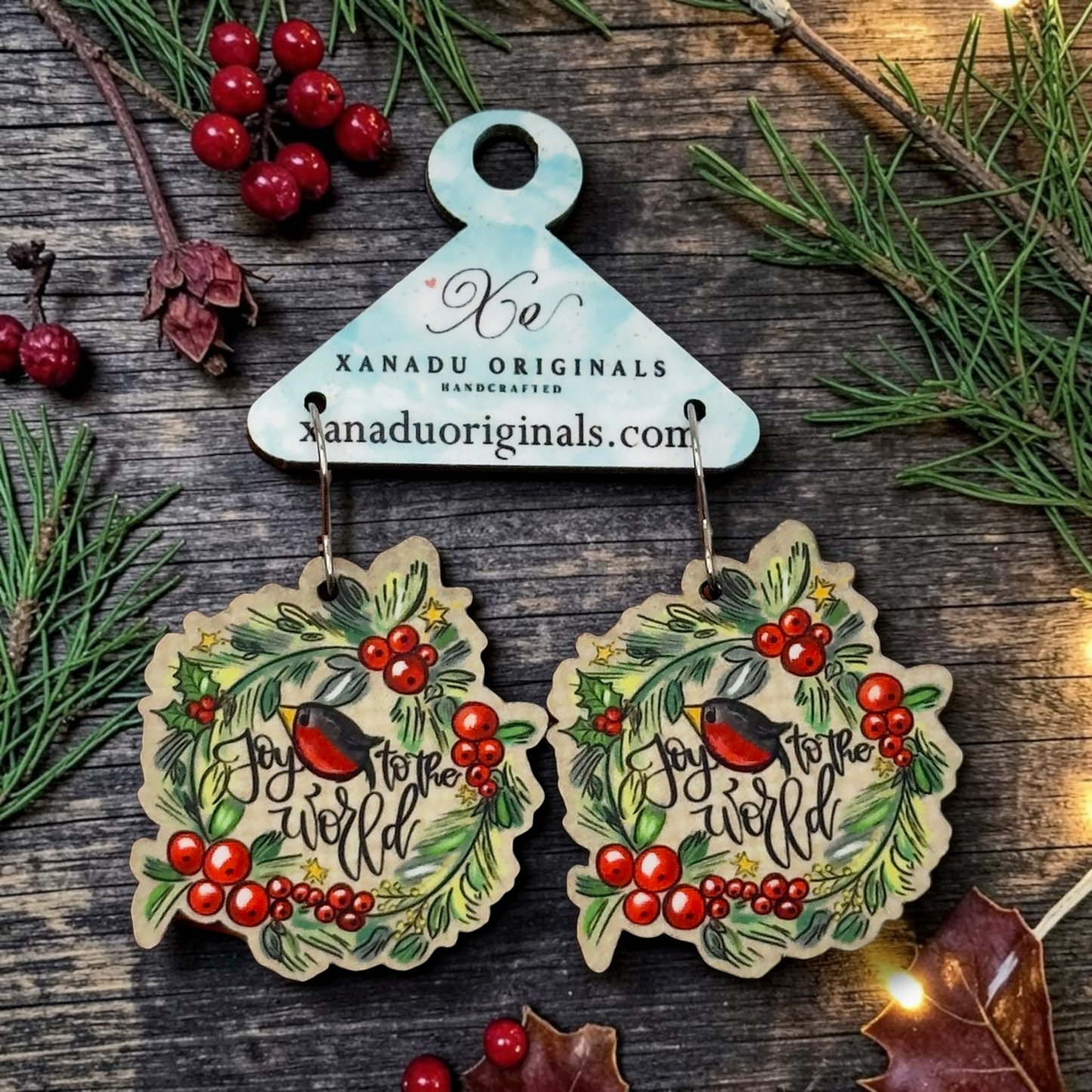 Joy To The World Dangle Earrings