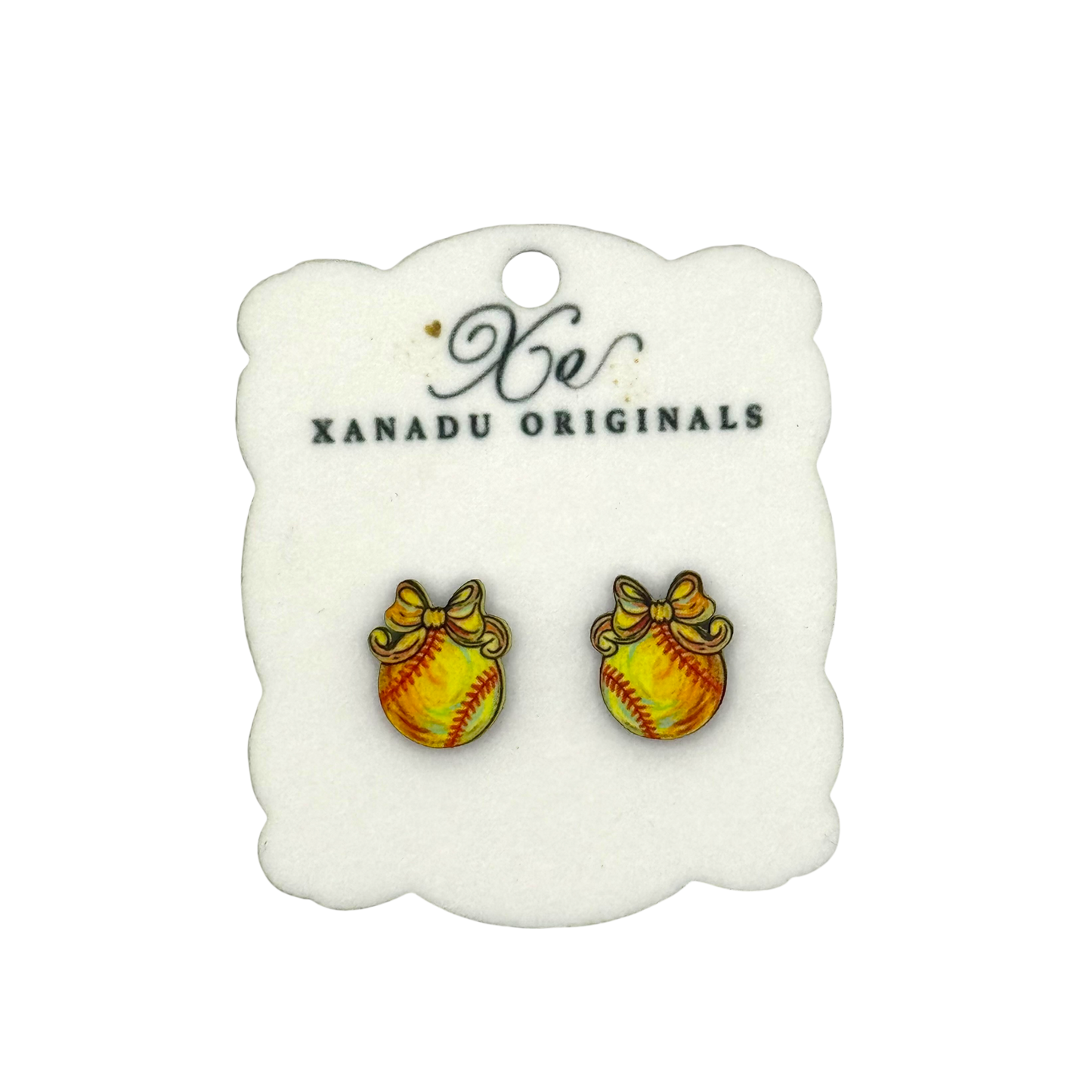 STUD Softball Coquette Bow With Post