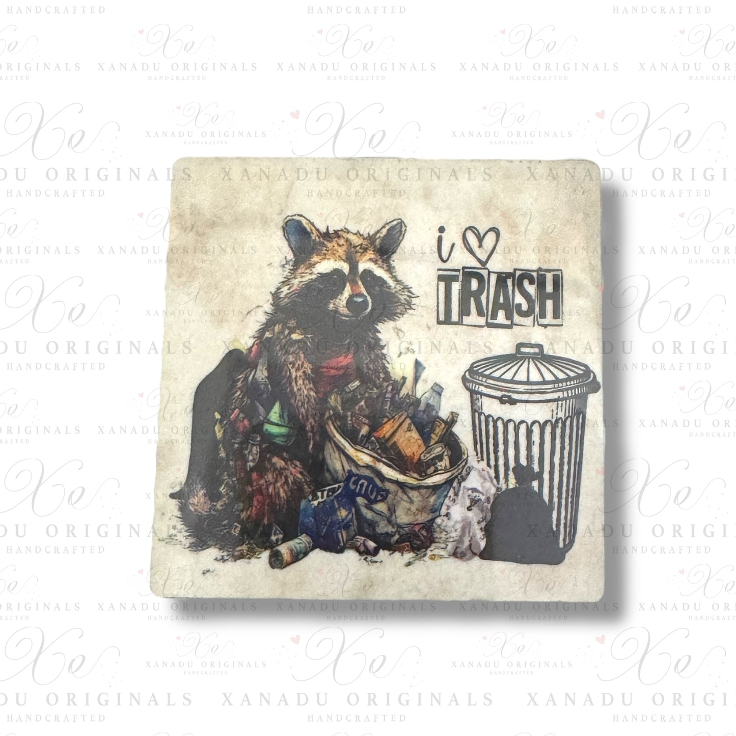 I Heart Trash Magnet