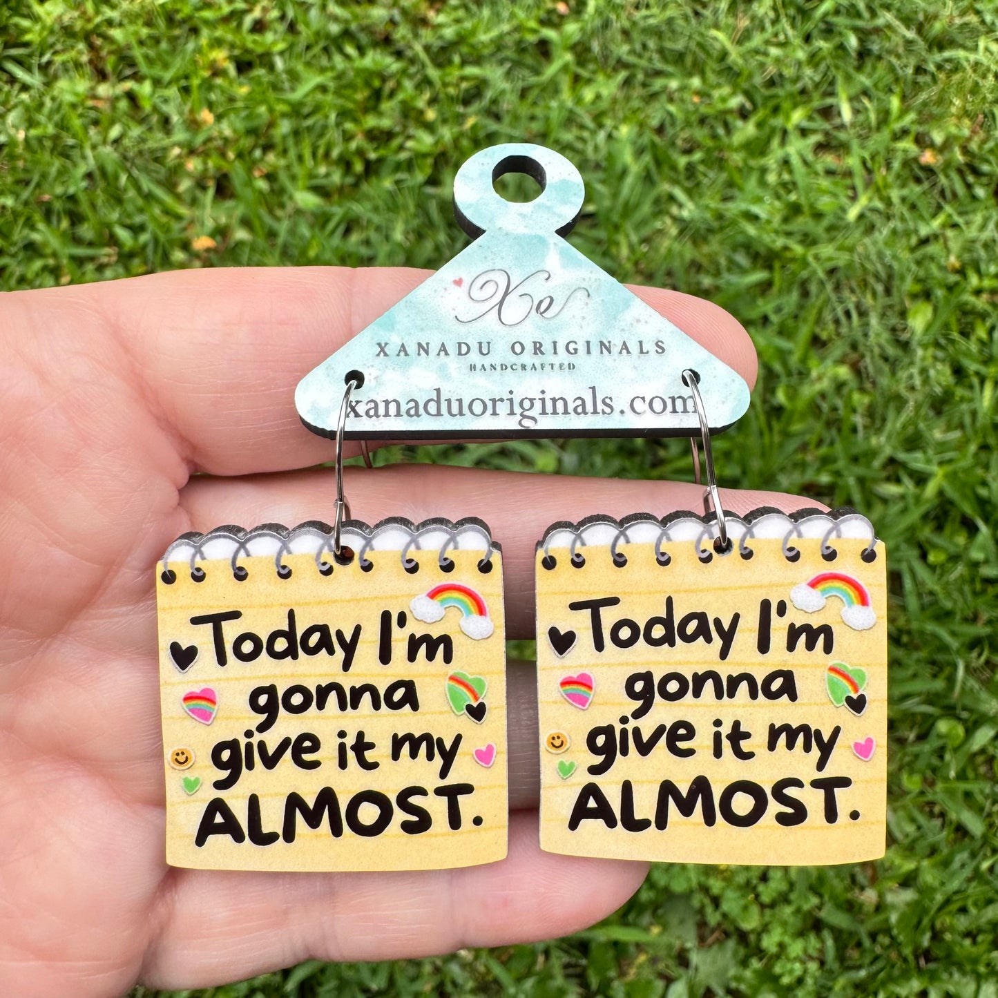 Today I'm Gonna Give It My Almost Earrings