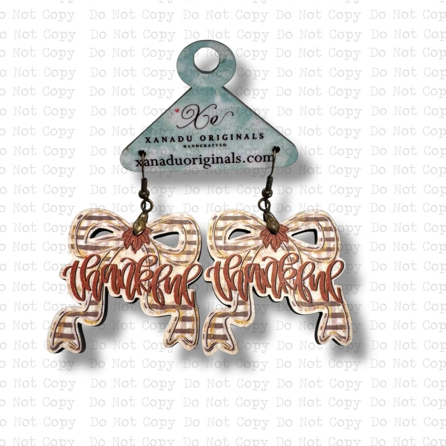 Thankful Bow Earrings