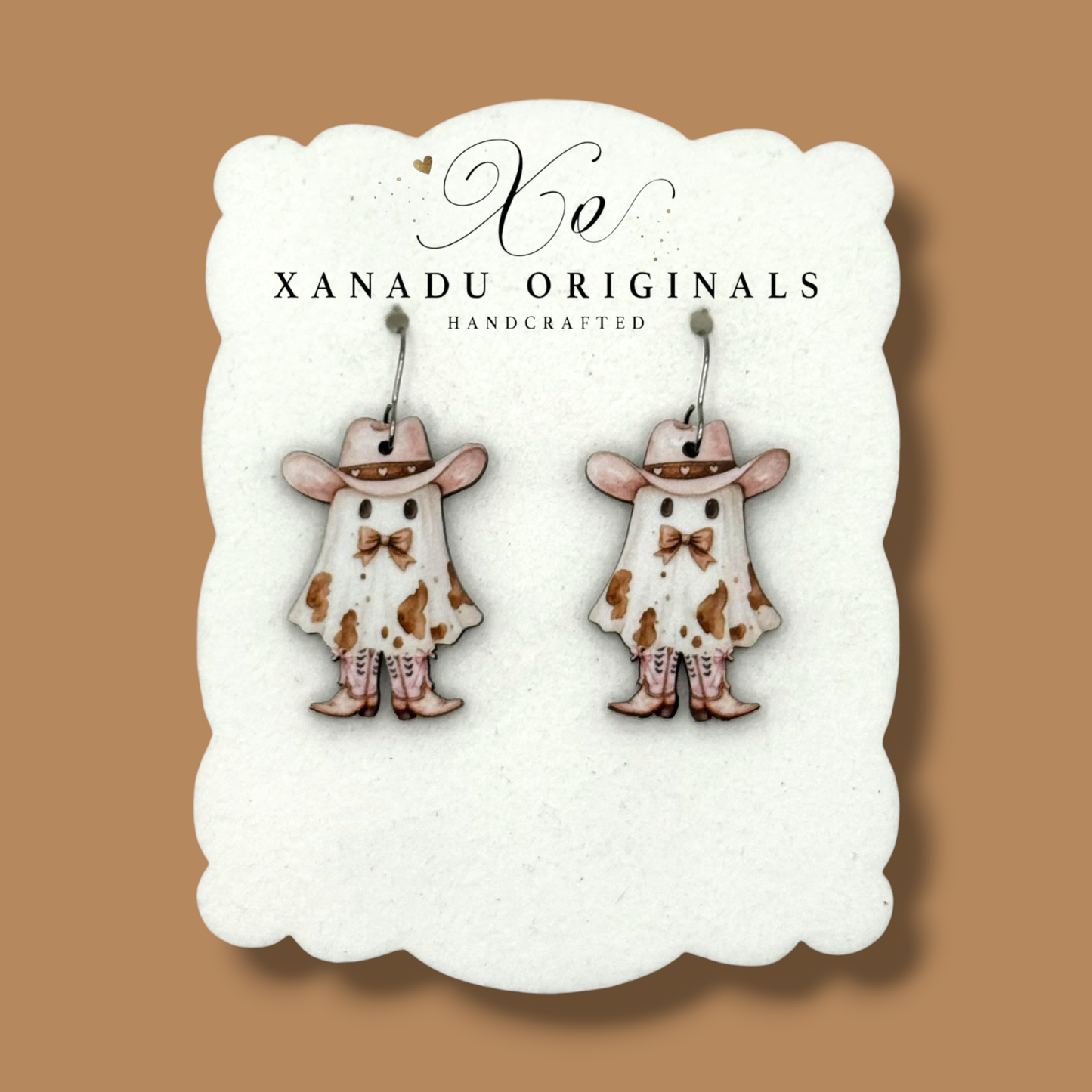 Cowgirl Ghost Earrings
