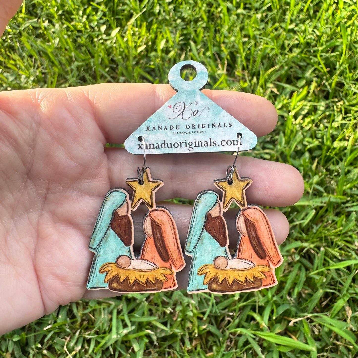 Manger Scene Earrings