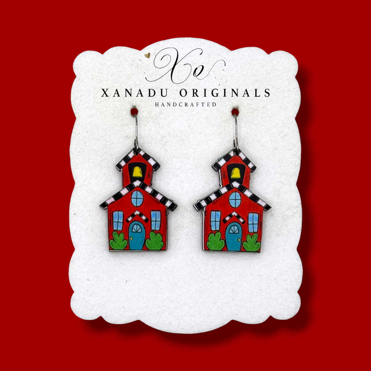 School House Earrings