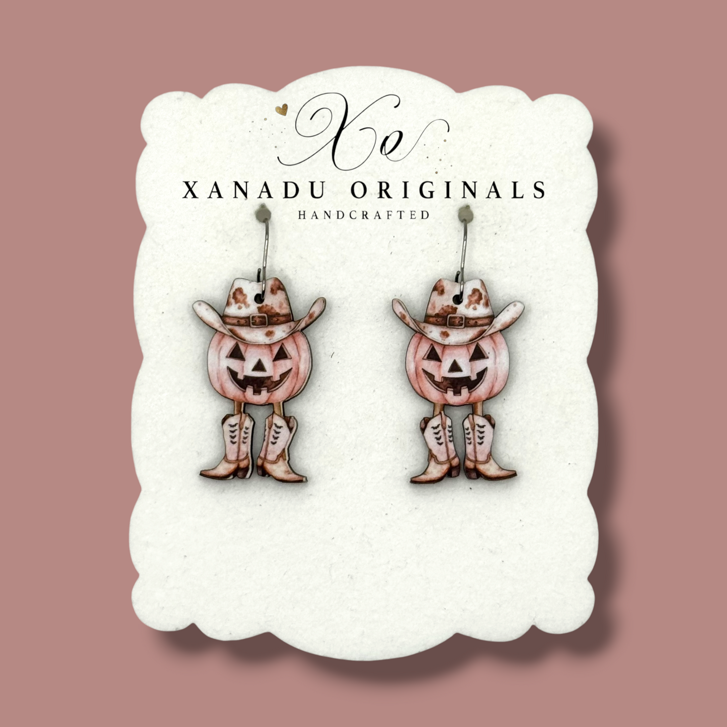 Western Pumpkin Earrings