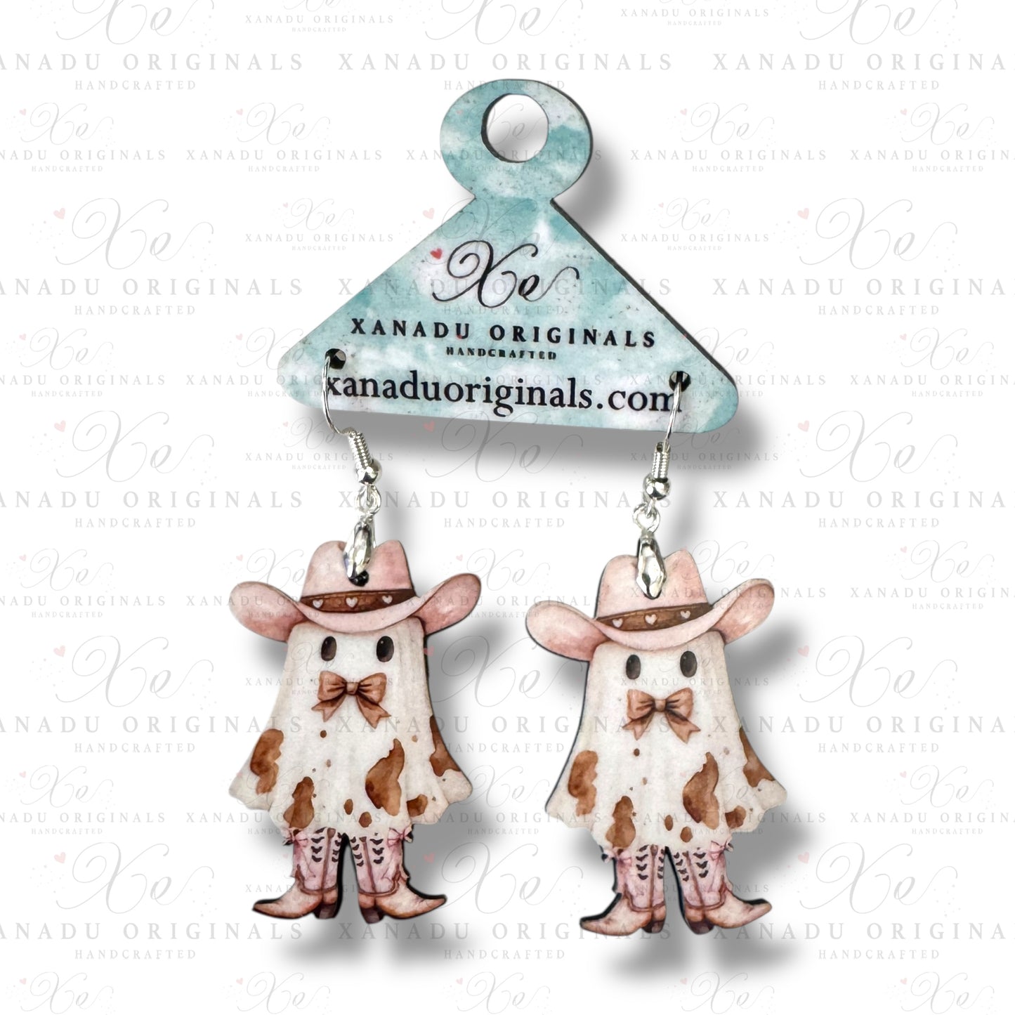 Cowgirl Ghost Earrings