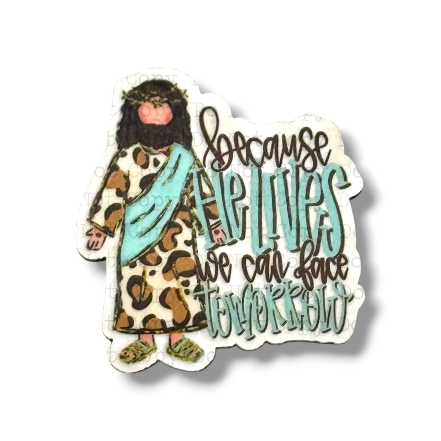 Because He Lives Lapel Pin