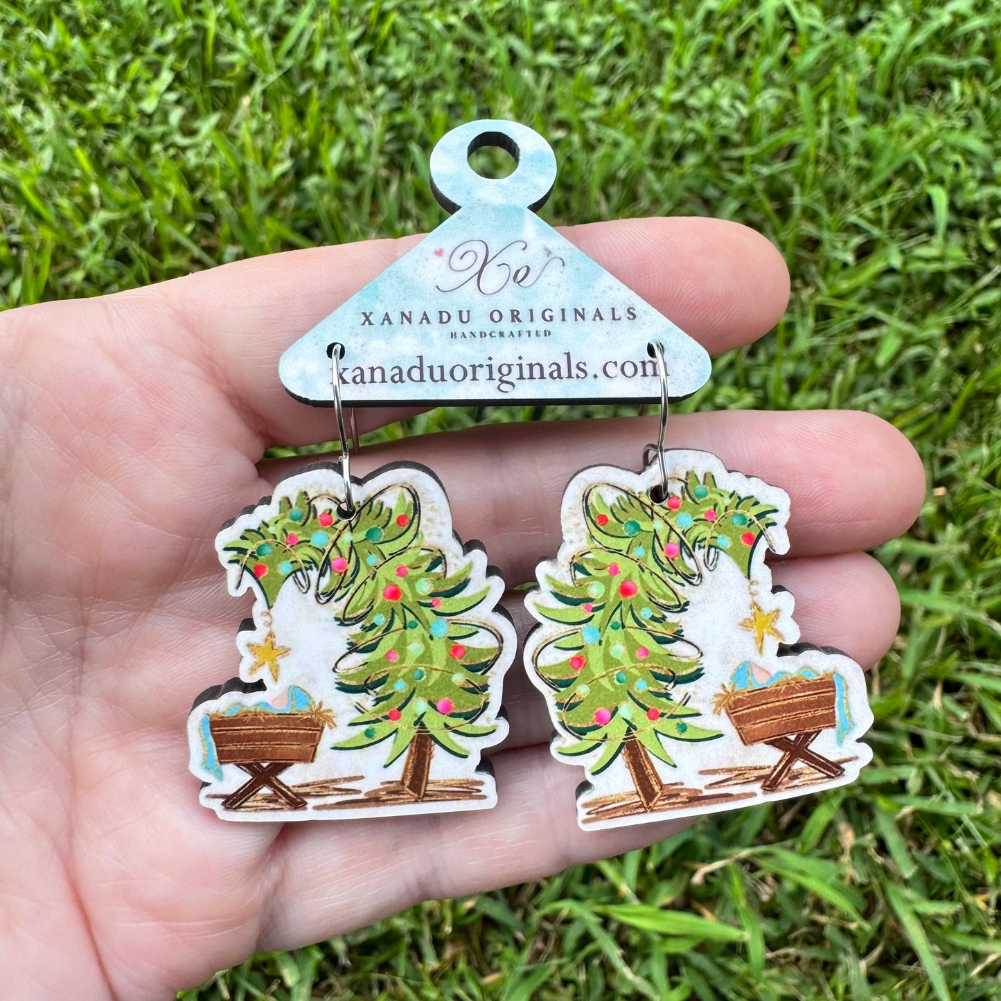 A Thrill Of Hope Baby Jesus Earrings