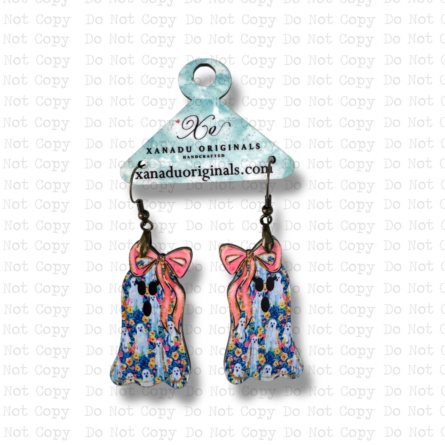 Preppy Ghostly Ghost Earrings