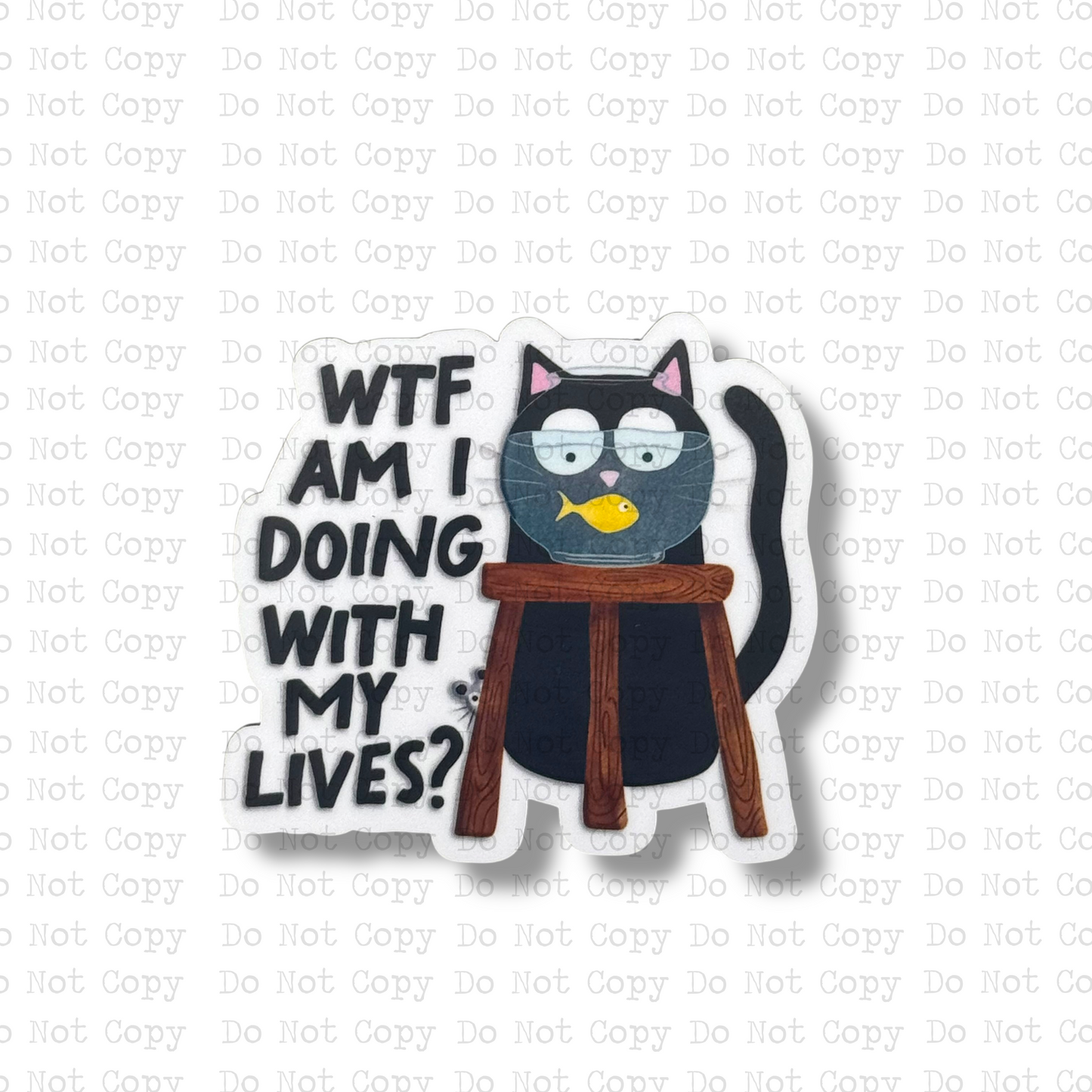 WTF Am I Doing With My Lives Magnet