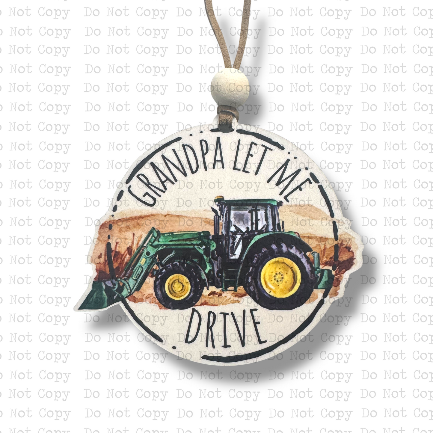 Grandpa Let Me Drive Christmas Ornament