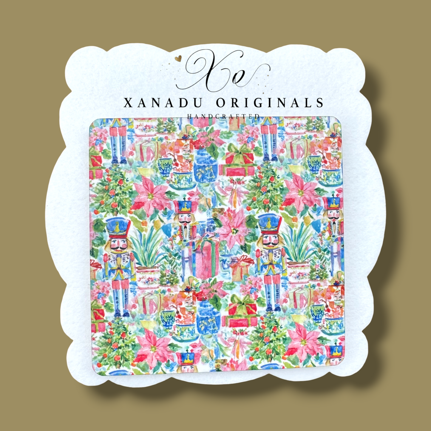 Nutcracker Christmas Coaster