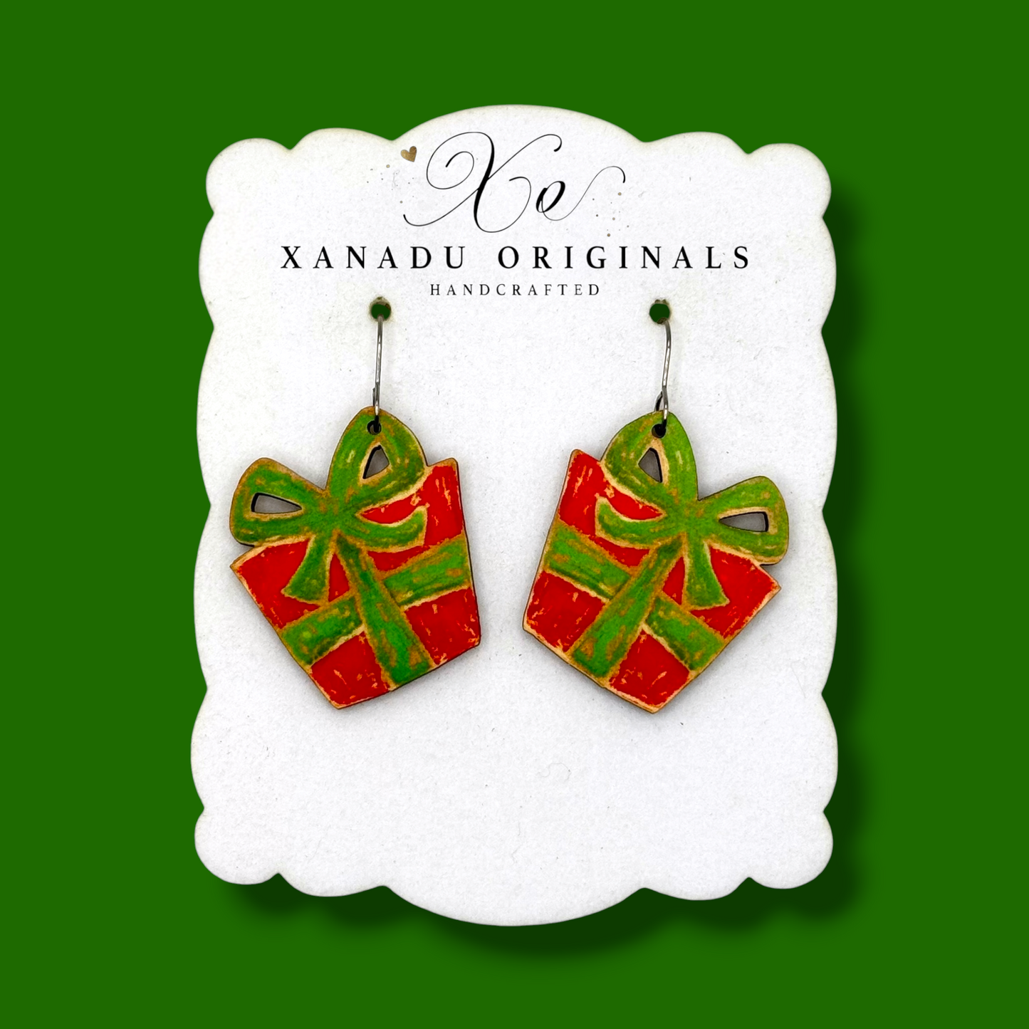 Christmas Present Earrings