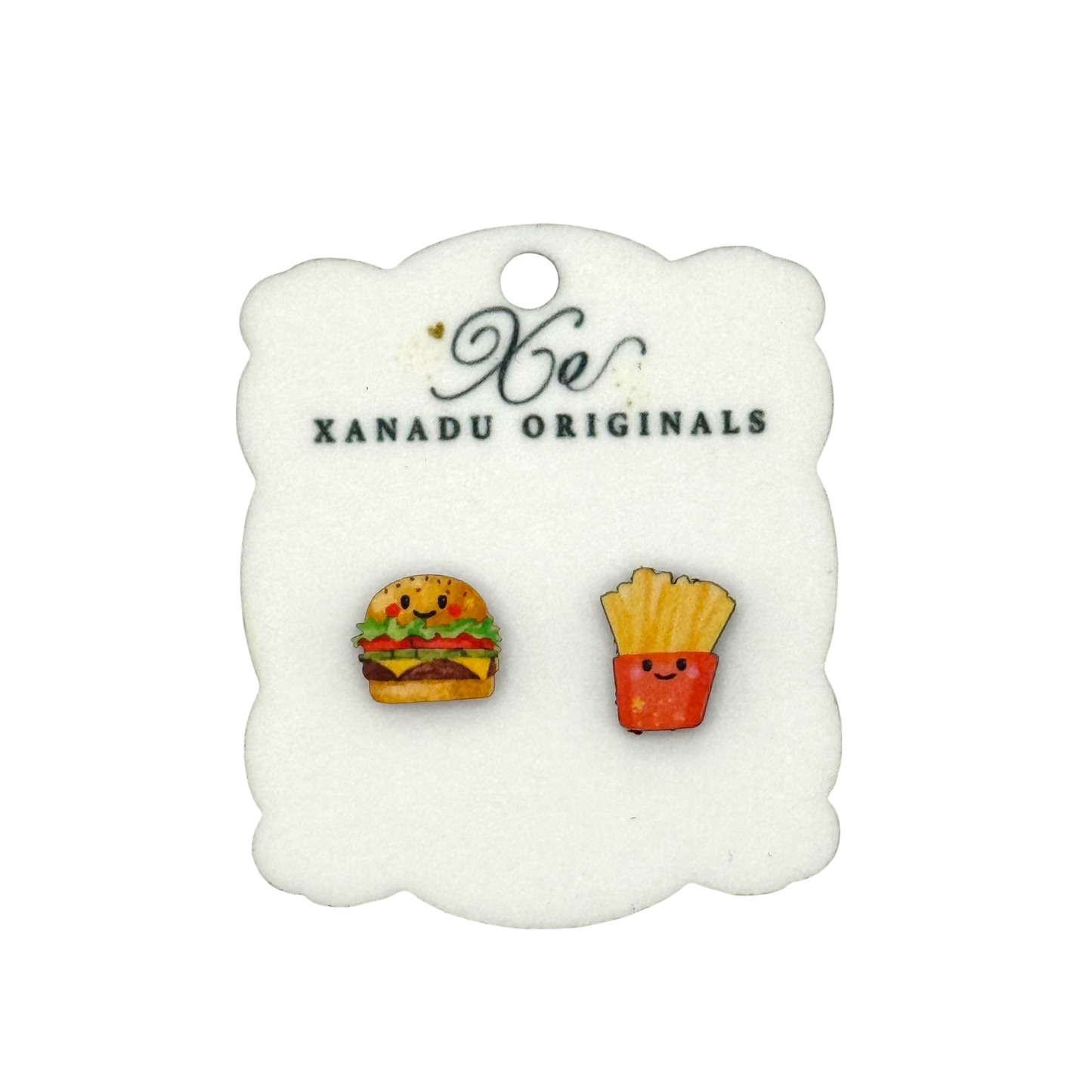 STUD Burger Fries With Post