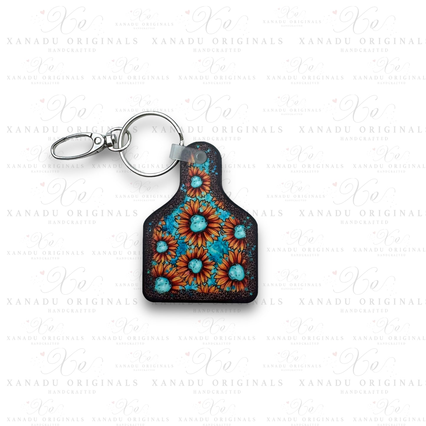 Western Cowtag Keychains | Bag Tag