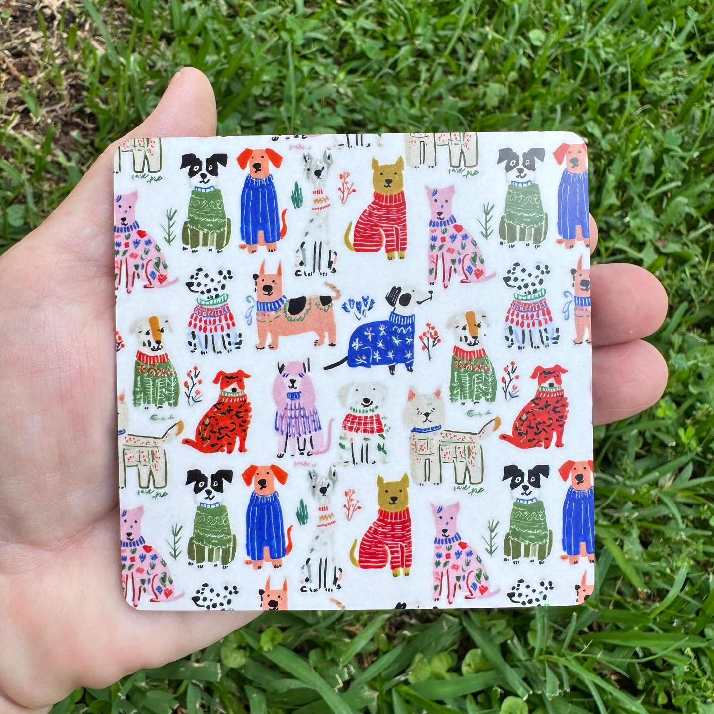 Wild Dog Whimsy Coaster