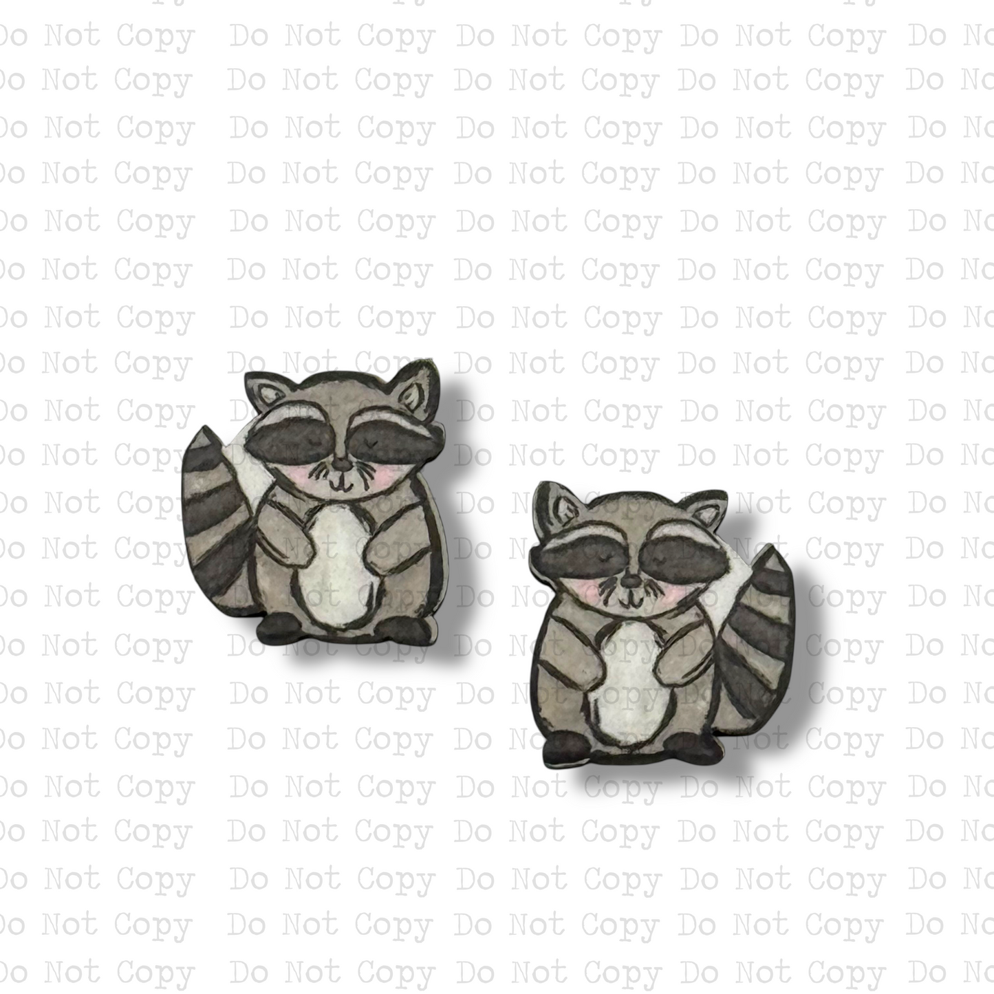 STUD Bashful Racoon With Post