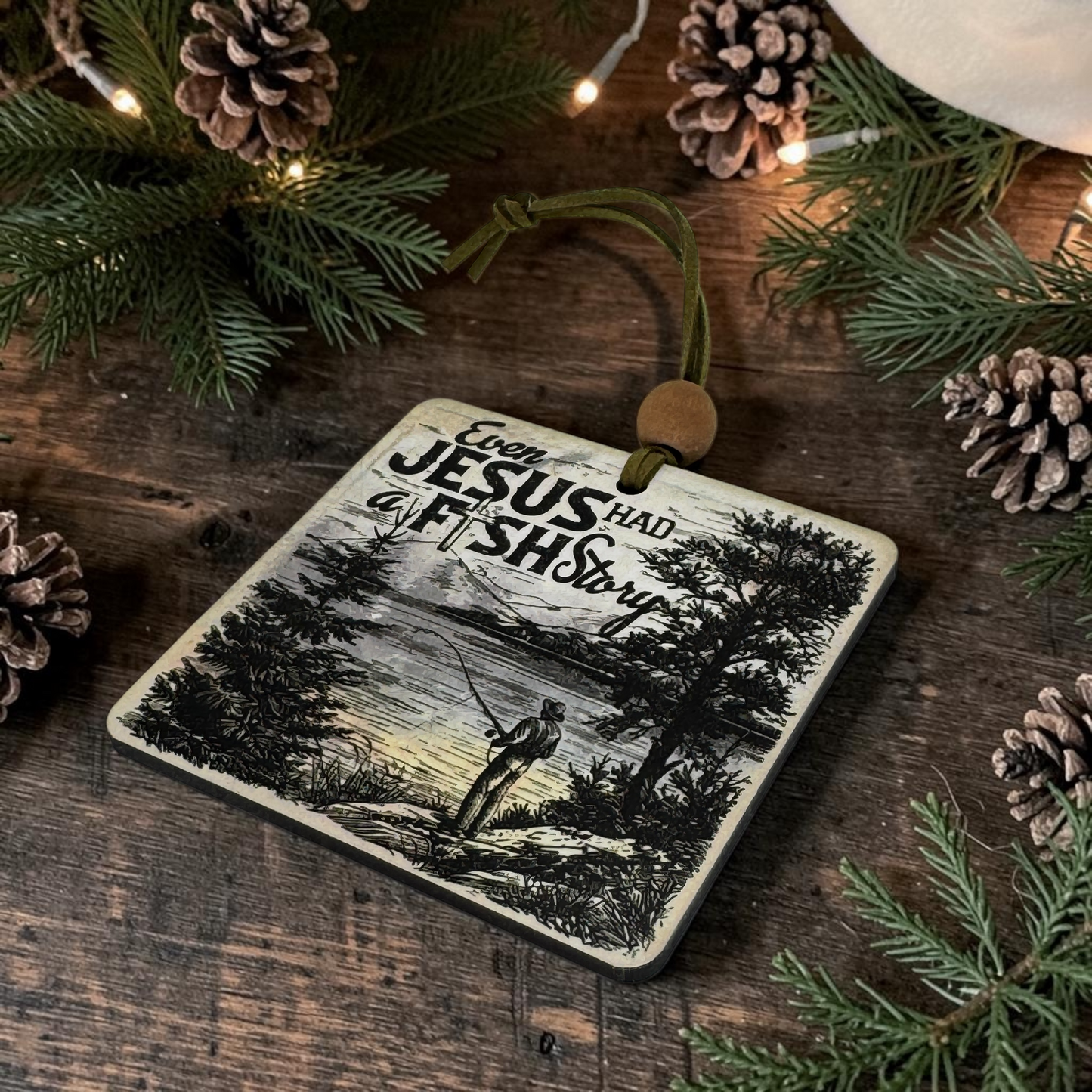 A Fish Story Christmas Ornament