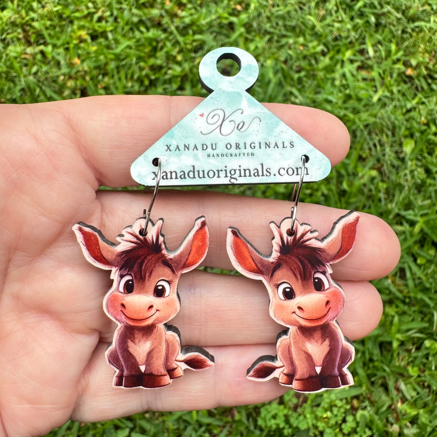 Happy Donkey Earrings