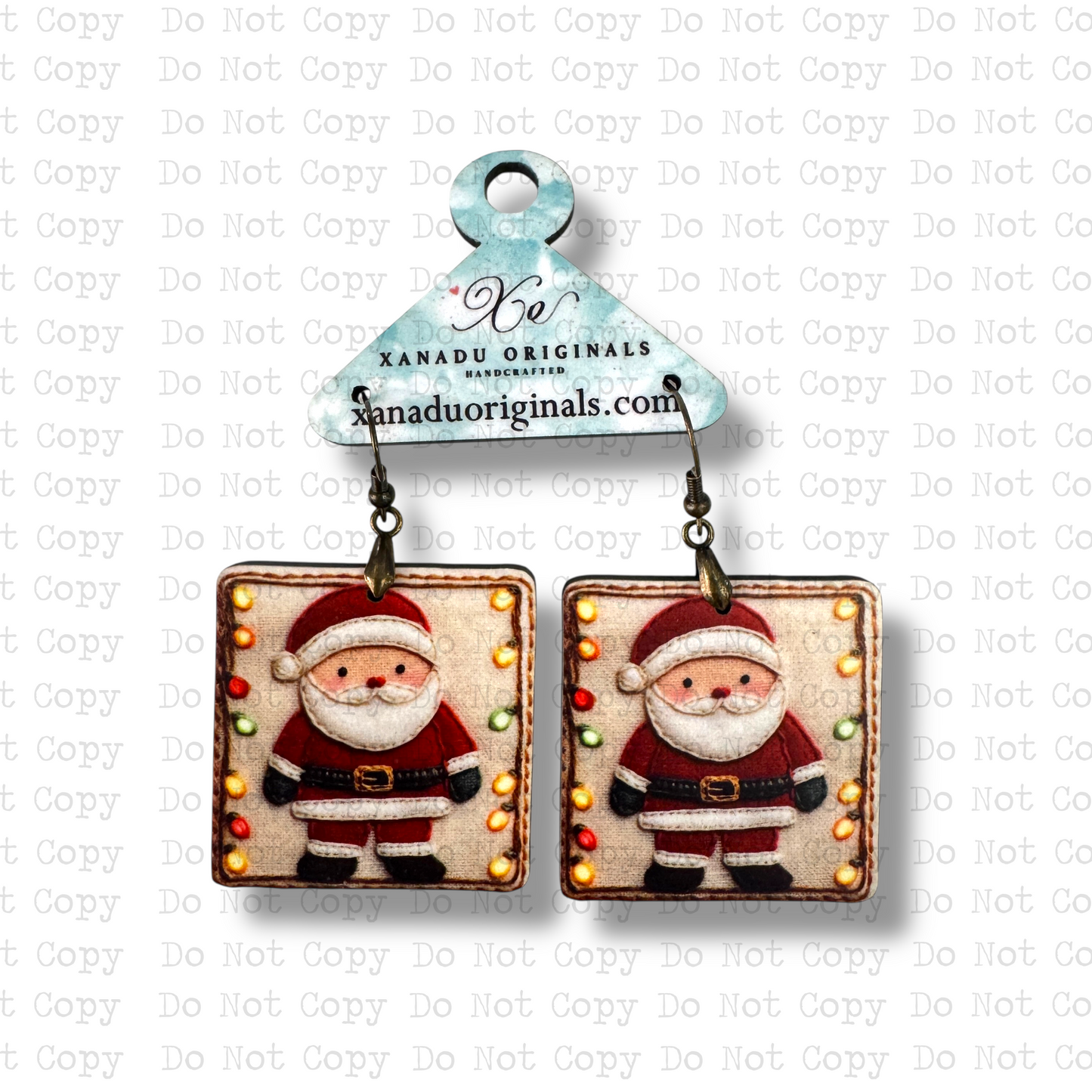 Santa Tapestry Earrings