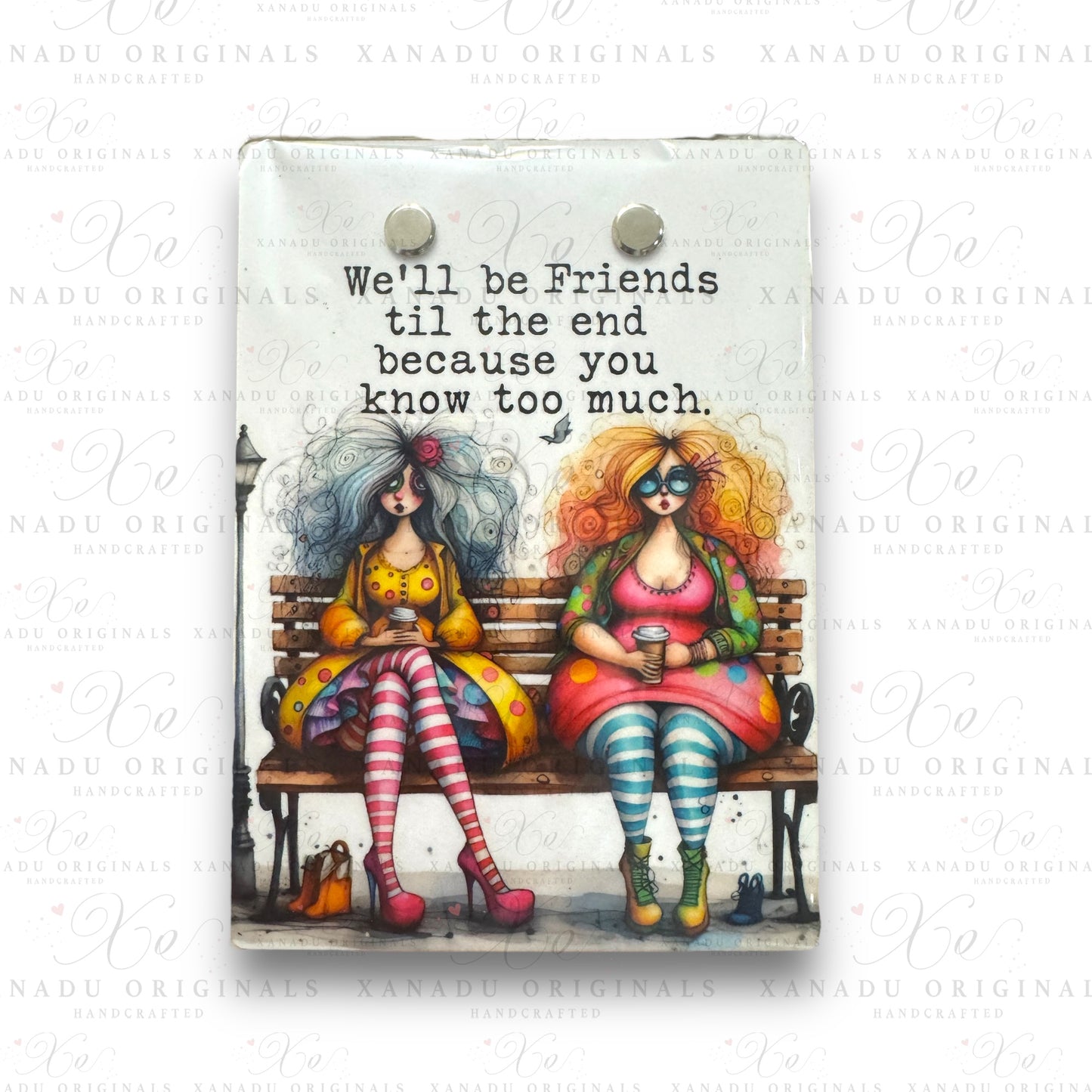 "Friends Til The End" Mini Clipboard