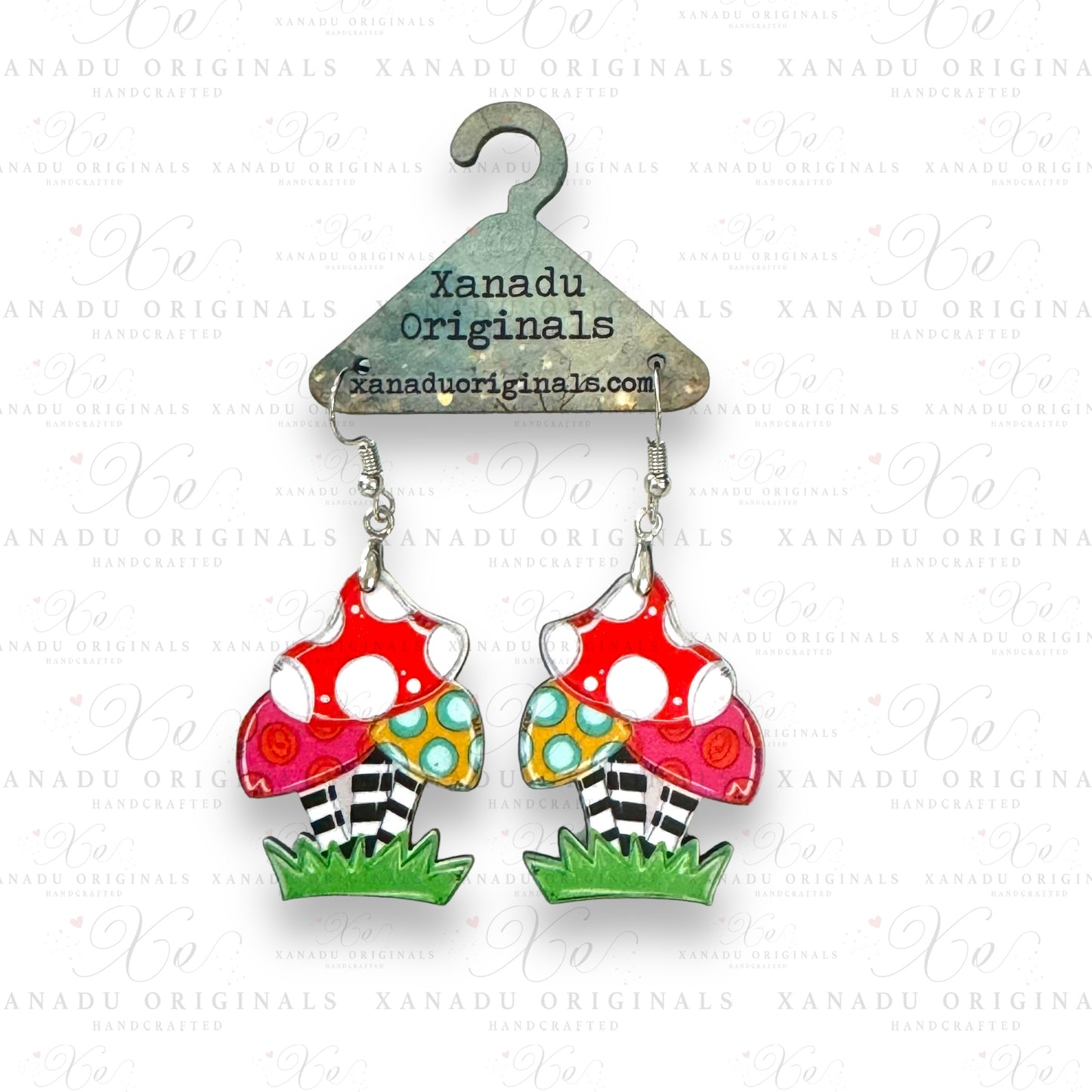 Mushroom Trio Earrings
