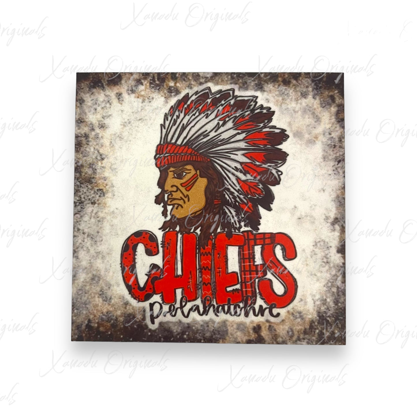 Pelahatchie Chiefs Leopard Magnet