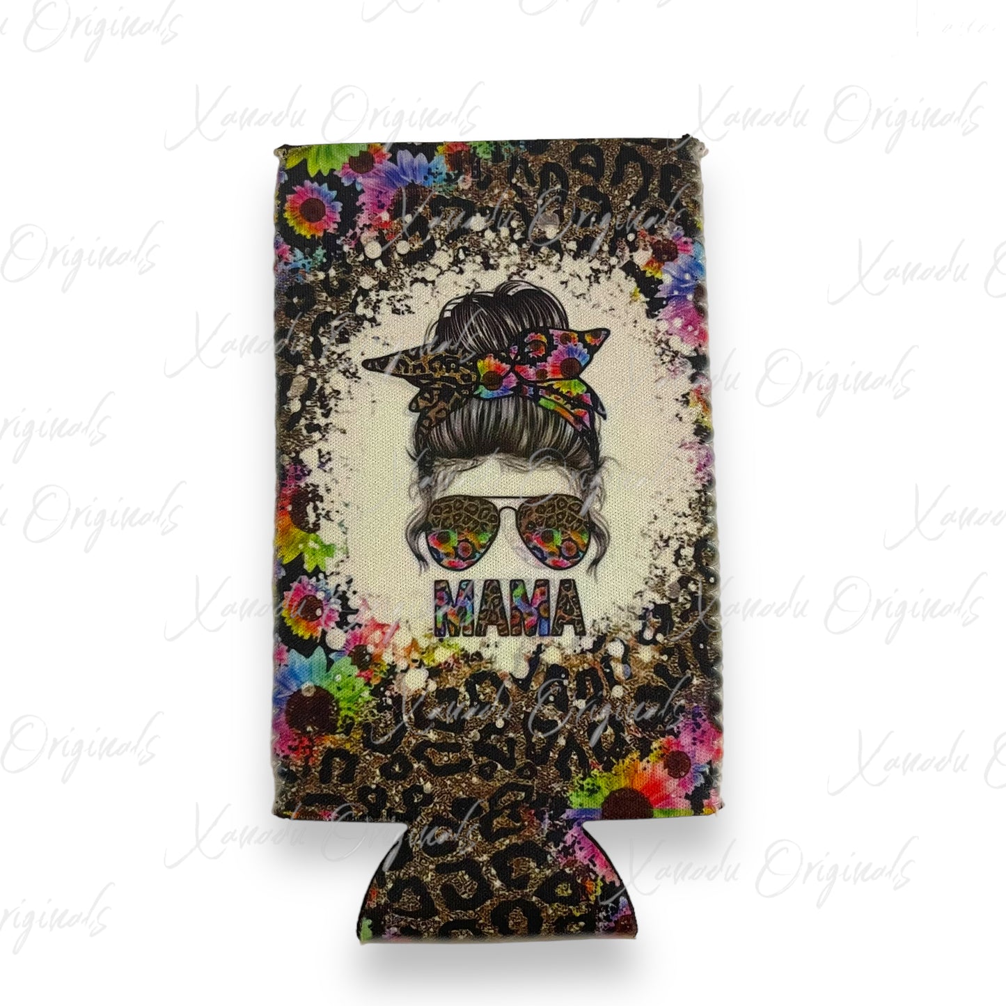 Mama Leopard Coozie | Slim