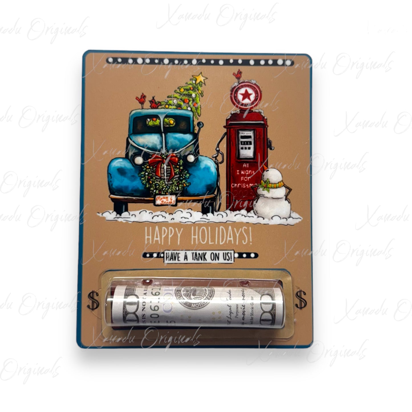 Have A Tank On Us Cash Card Holder