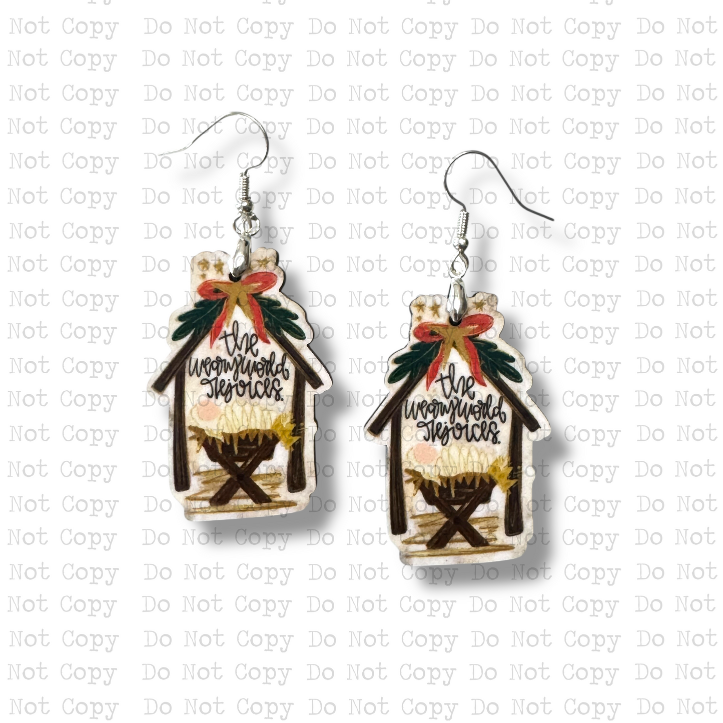 The Weary World Rejoices Earrings