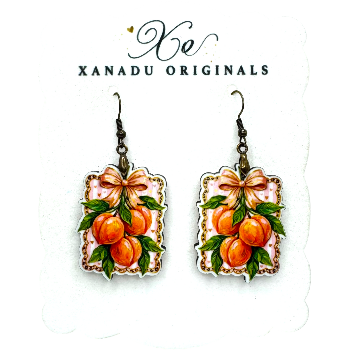 Peach Earrings
