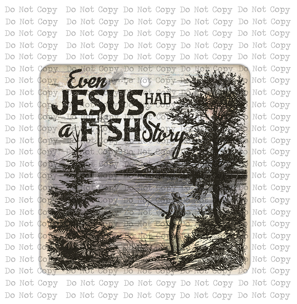 A Fish Story Christmas Ornament