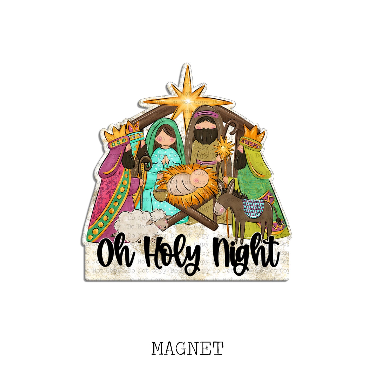 Bright Oh Holy Night Magnet