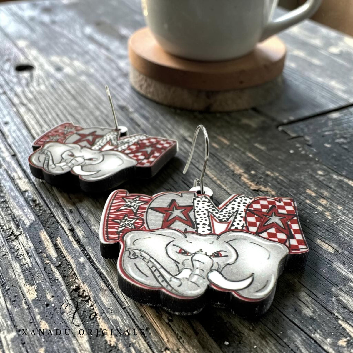 Bama Elephant Dangle Earrings