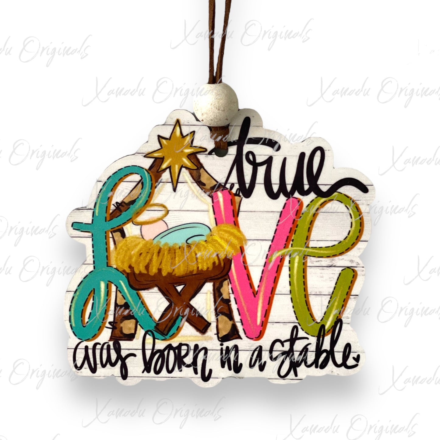 Love Born In A Stable Christmas Ornament