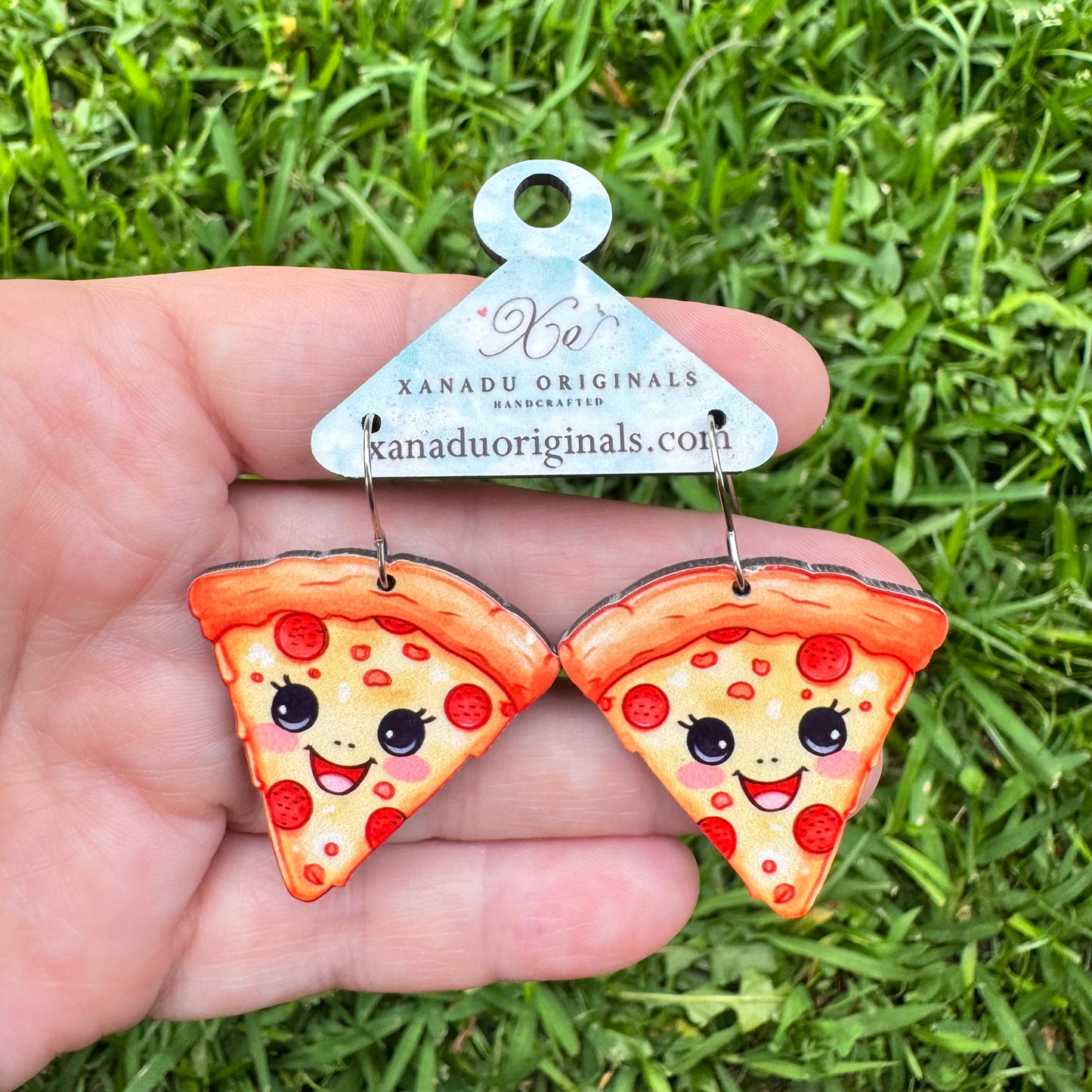 Happy Pizza Earrings