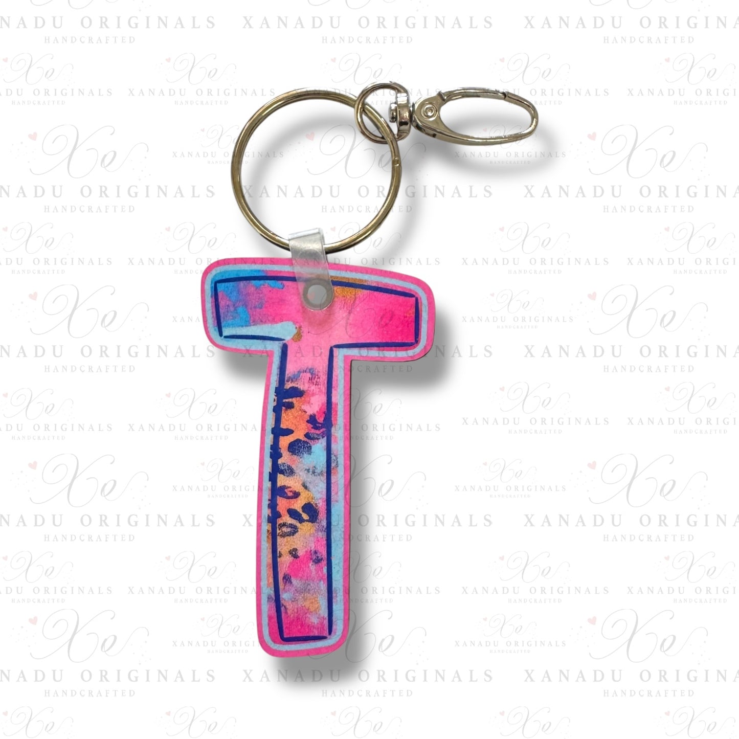 Funky Feline Alpha Keychains (A-Z) | Bag Tag