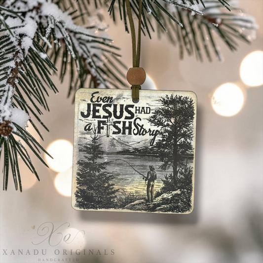 A Fish Story Christmas Ornament