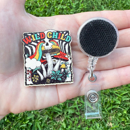 Wild Child Retractable Badge Reel