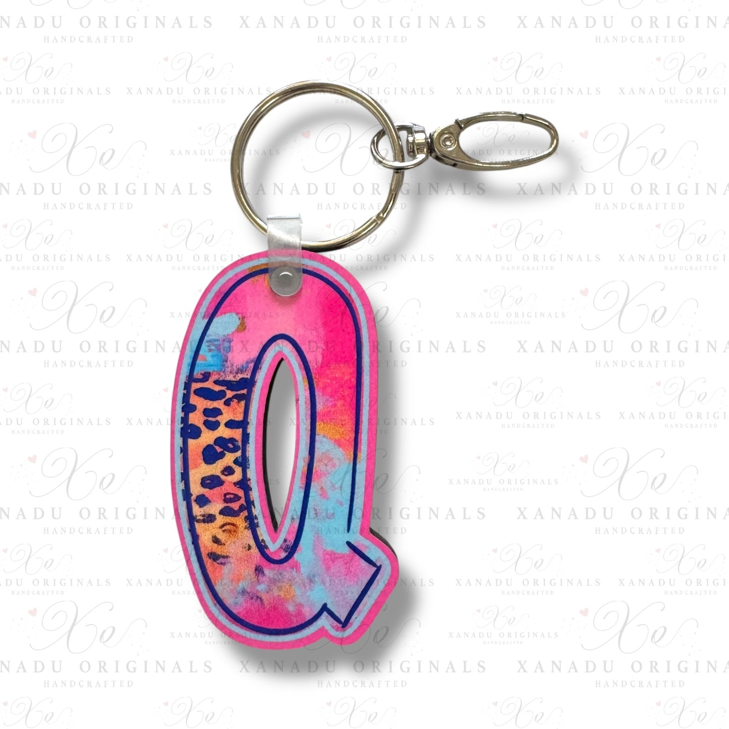 Funky Feline Alpha Keychains (A-Z) | Bag Tag