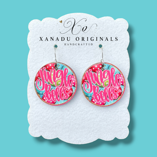 "Jingle Bells" Retro Bauble Earrings