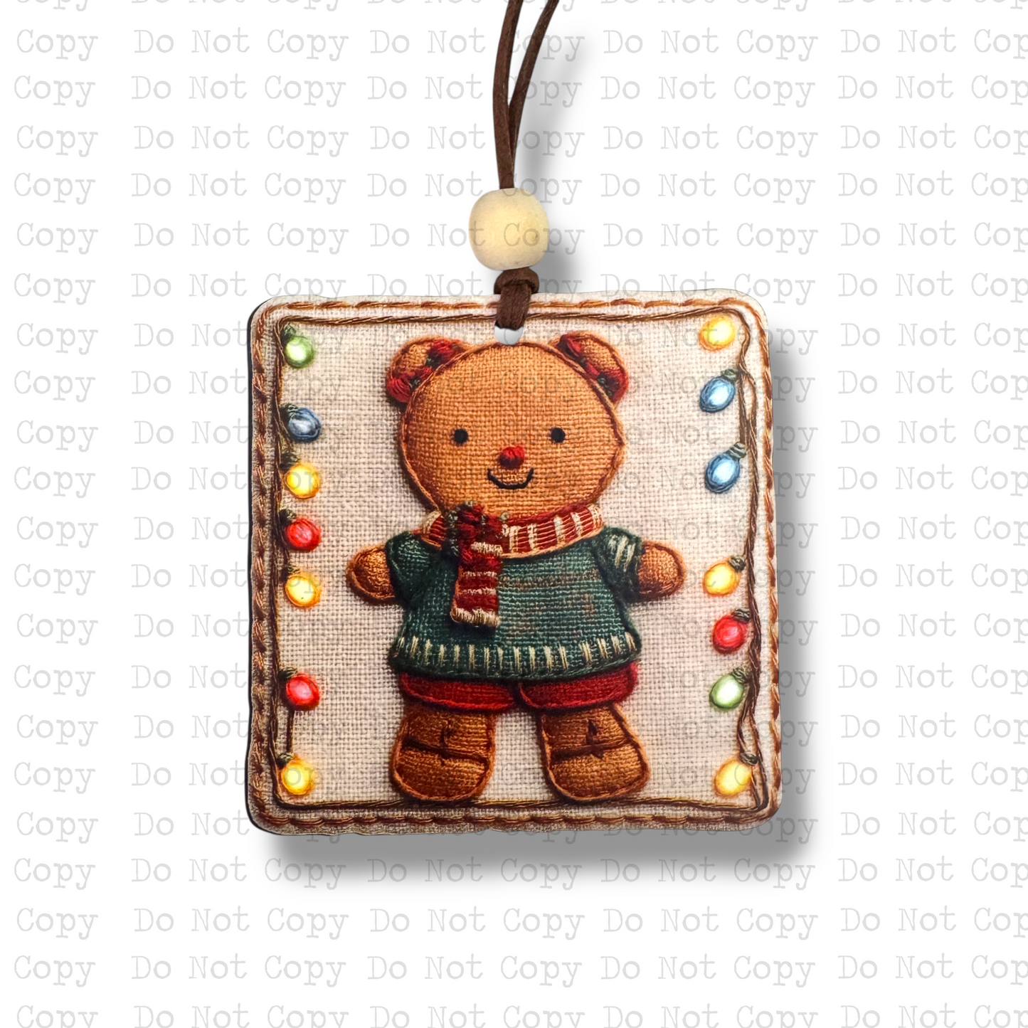 Beary Tapestry Christmas Ornament