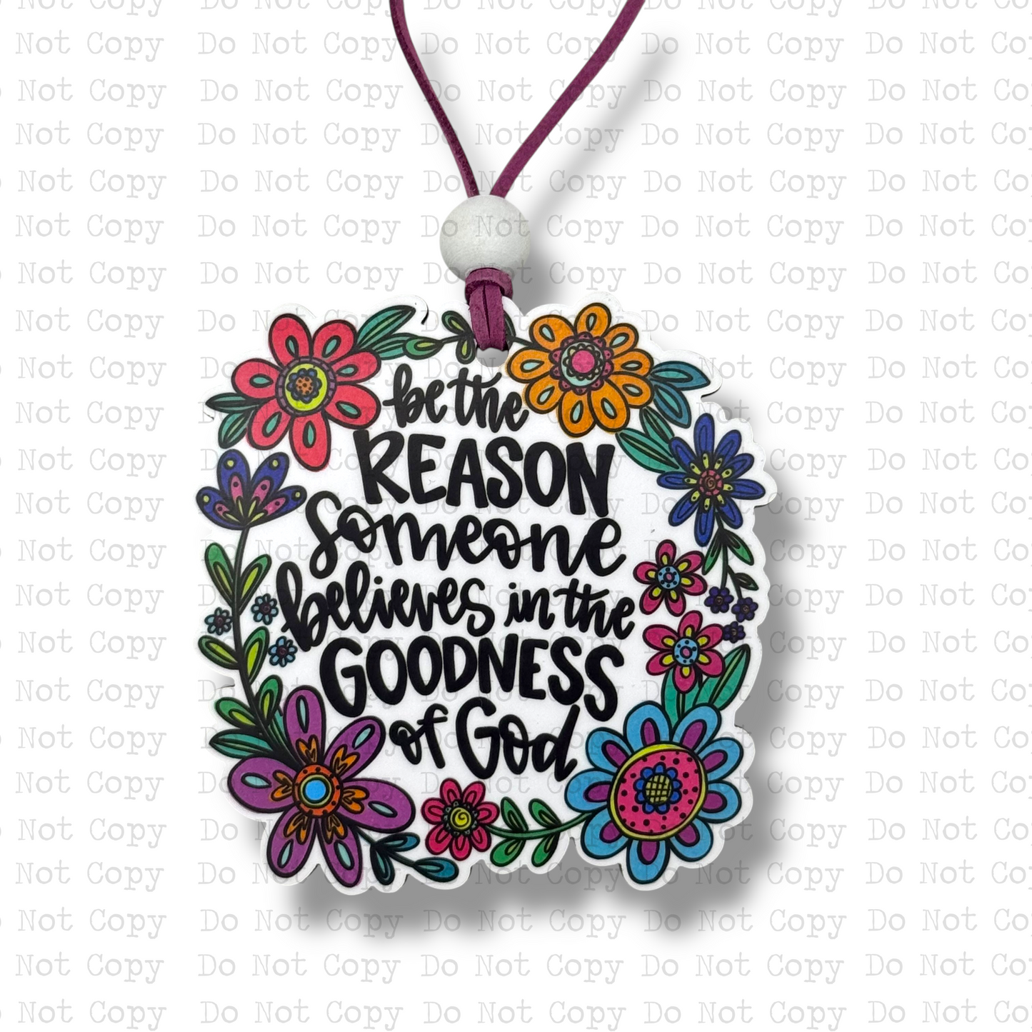 Goodness Of God Car Charm